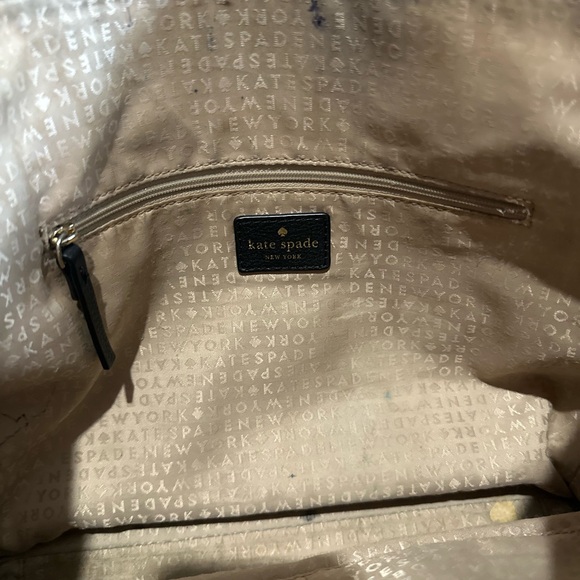 Kate Spade Grant Park Shelby Black Pebbled Leather Tote Purse AS IS - Picture 11 of 16